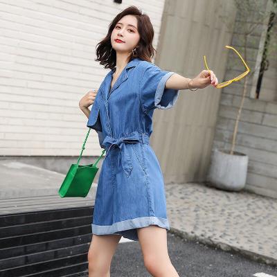 JUMPSUIT JEAN ĐÙI CỔ VEST - NJ965